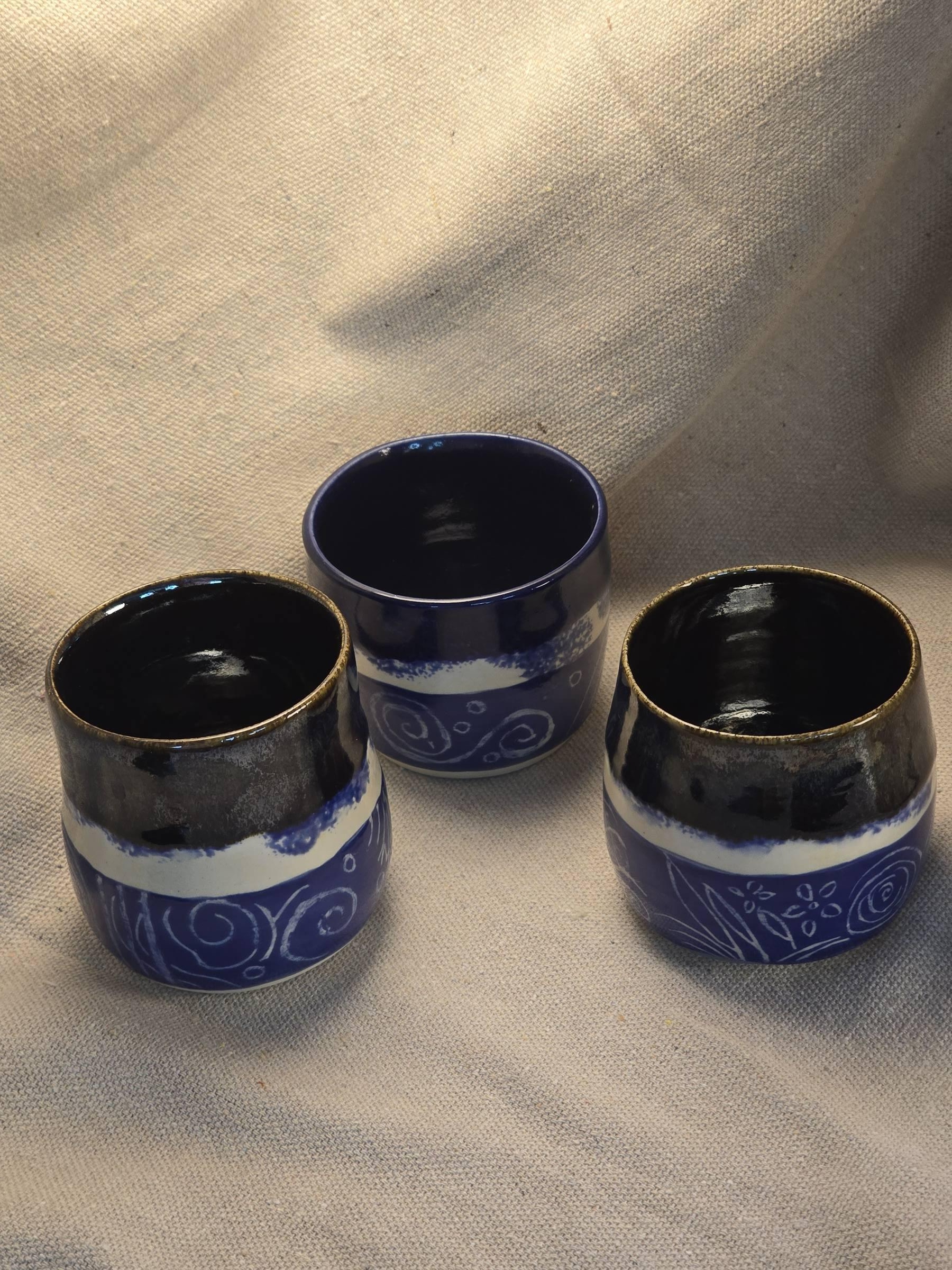 Handmade espresso cup by Clay Therapy