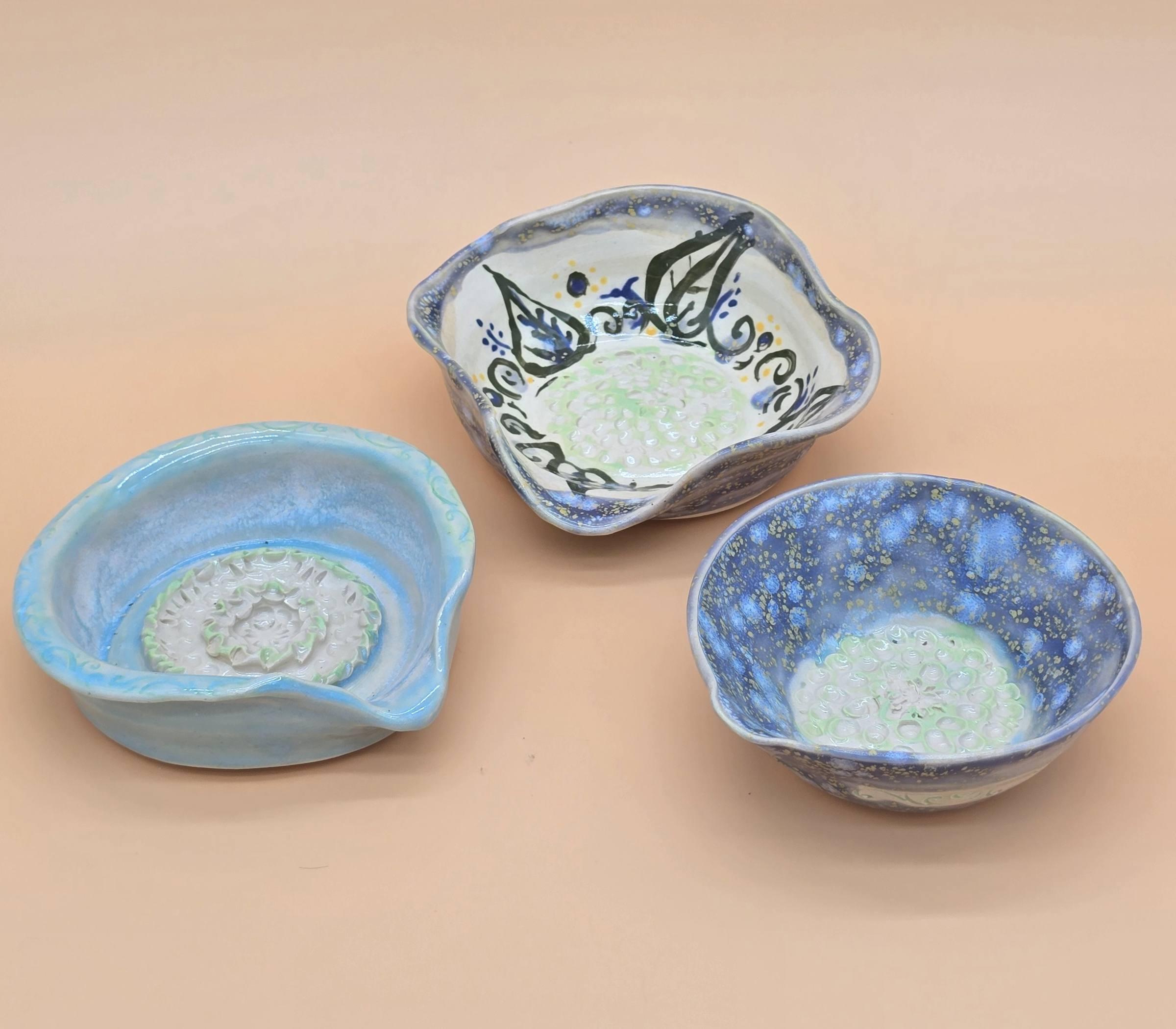 Handmade garlic grater by Clay Therapy