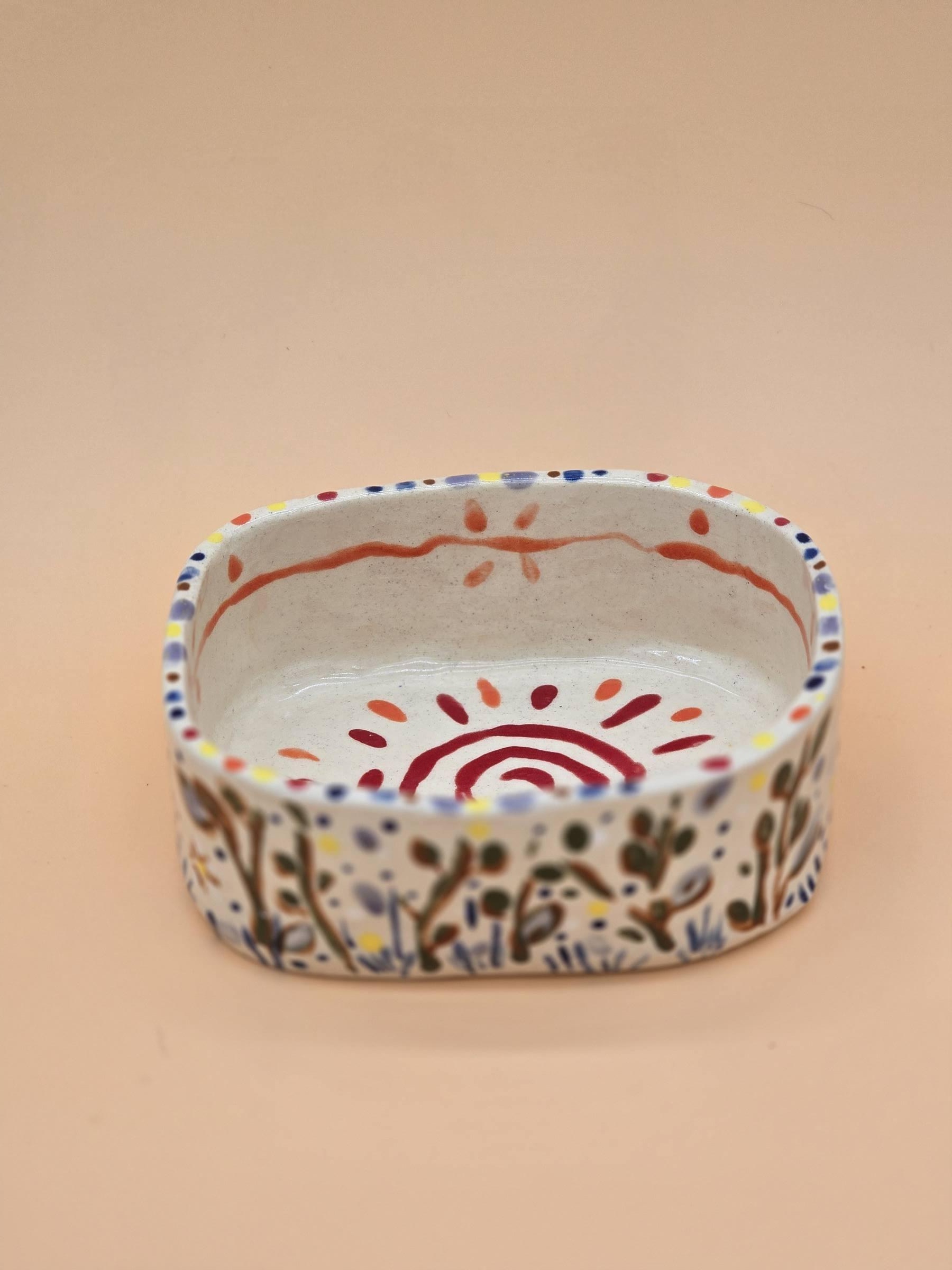 Handmade sponge holder by Clay Therapy