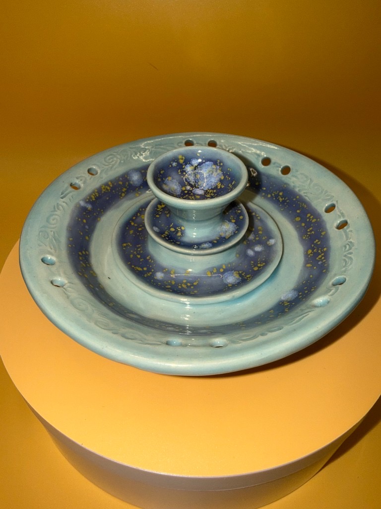 Handmade earring tray by Clay Therapy
